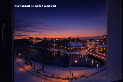 Balkong eller utsiktsbild