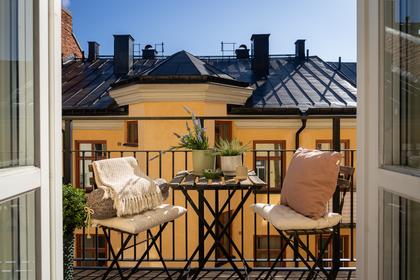 Balkong eller utsiktsbild