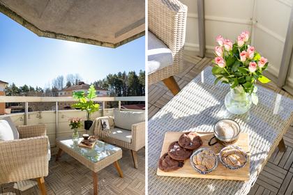 Balkong eller utsiktsbild