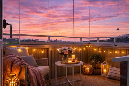 Balkong eller utsiktsbild