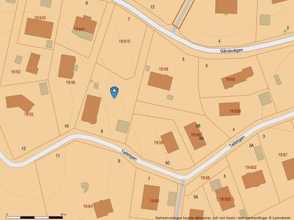 Illustrerad karta över fastigheten eller området