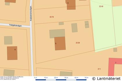Illustrerad karta över fastigheten eller området