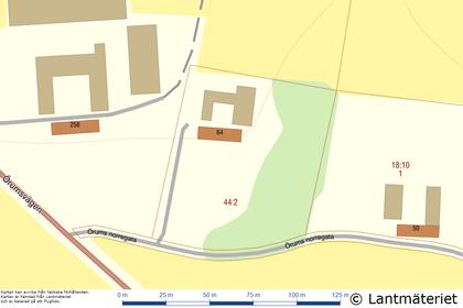 Illustrerad karta över fastigheten eller området