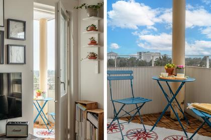 Balkong eller utsiktsbild