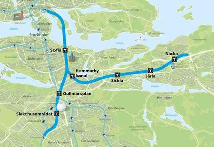 Illustrerad karta över fastigheten eller området