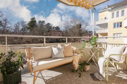 Balkong eller utsiktsbild