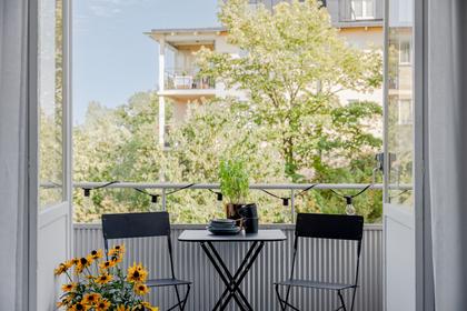 Balkong eller utsiktsbild