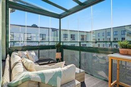 Balkong eller utsiktsbild