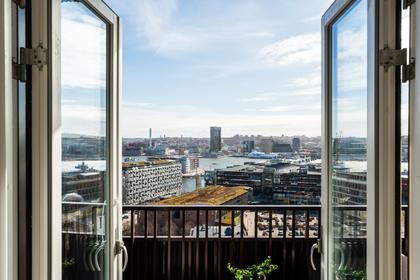 Balkong eller utsiktsbild