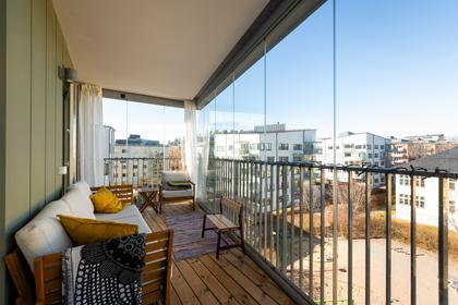 Balkong eller utsiktsbild