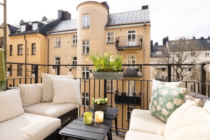 Balkong eller utsiktsbild