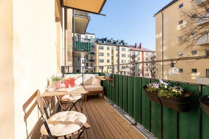 Balkong eller utsiktsbild