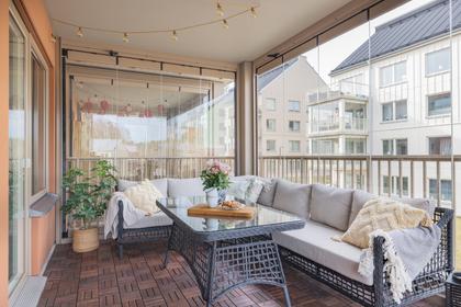 Balkong eller utsiktsbild