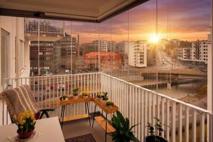 Balkong eller utsiktsbild