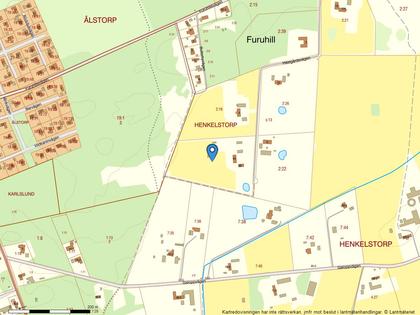 Illustrerad karta över fastigheten eller området