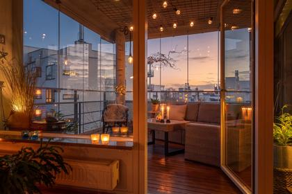 Balkong eller utsiktsbild