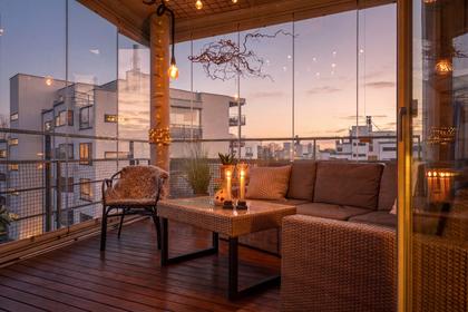 Balkong eller utsiktsbild