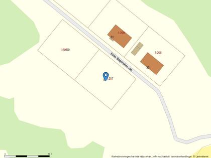 Illustrerad karta över fastigheten eller området