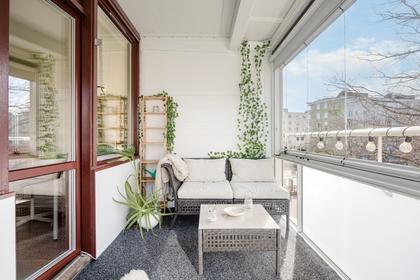 Balkong eller utsiktsbild