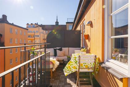 Balkong eller utsiktsbild