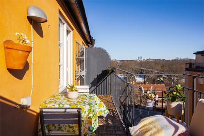 Balkong eller utsiktsbild