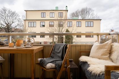 Balkong eller utsiktsbild