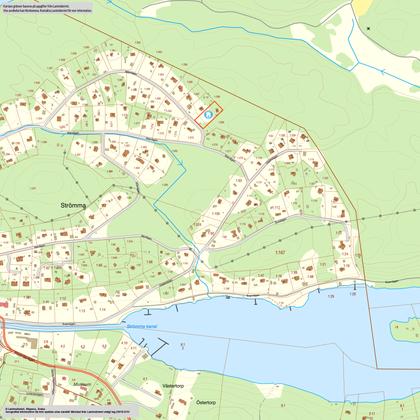 Illustrerad karta över fastigheten eller området