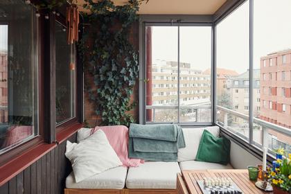 Balkong eller utsiktsbild