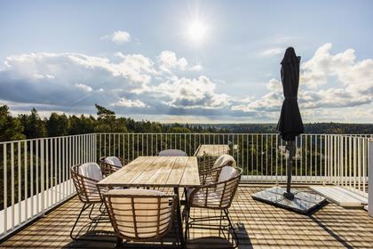 Balkong eller utsiktsbild