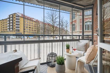 Balkong eller utsiktsbild