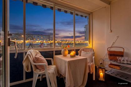 Balkong eller utsiktsbild