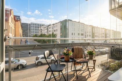 Balkong eller utsiktsbild