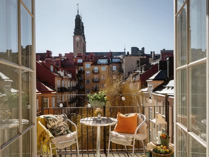 Balkong eller utsiktsbild