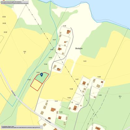 Illustrerad karta över fastigheten eller området