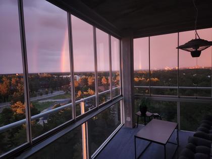 Balkong eller utsiktsbild