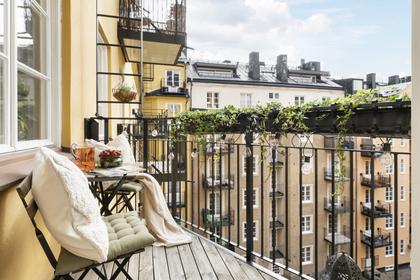 Balkong eller utsiktsbild