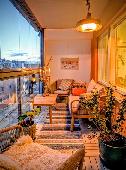 Balkong eller utsiktsbild