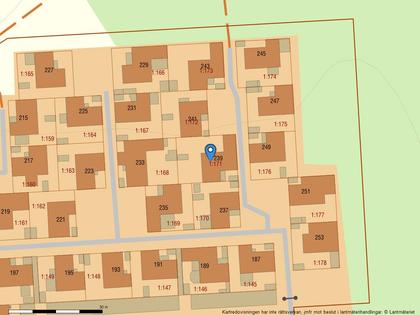 Illustrerad karta över fastigheten eller området