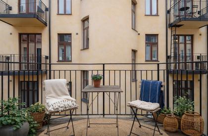 Balkong eller utsiktsbild