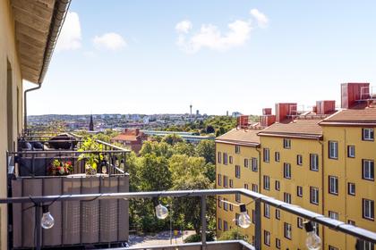 Balkong eller utsiktsbild