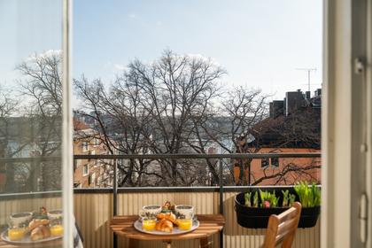 Balkong eller utsiktsbild