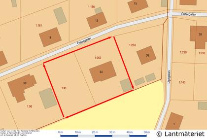 Illustrerad karta över fastigheten eller området