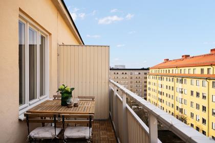 Balkong eller utsiktsbild