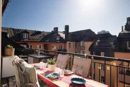 Balkong eller utsiktsbild