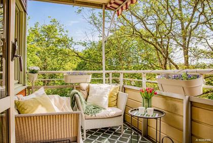 Balkong eller utsiktsbild