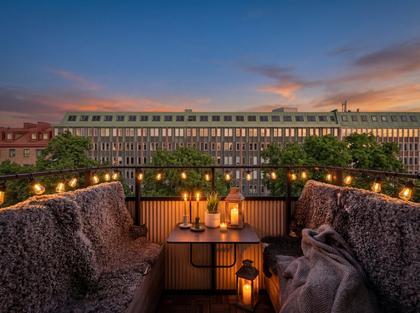 Balkong eller utsiktsbild