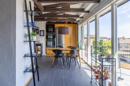 Balkong eller utsiktsbild