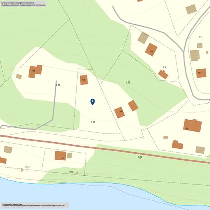 Illustrerad karta över fastigheten eller området