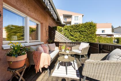 Balkong eller utsiktsbild