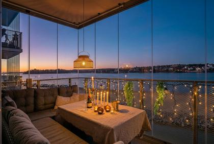 Balkong eller utsiktsbild